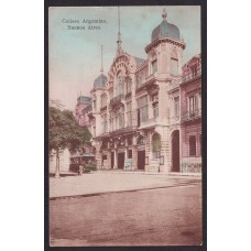 COLISEO ARGENTINO ANTIGUA TARJETA POSTAL TRANVIA TEATRO